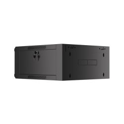 RACK CABINET 19" WALL-MOUNTED 4U 600 FAST ASSEMBLY (FLAT PACK) BLACK LANBERG