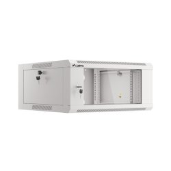 RACK CABINET 19" WALL-MOUNTED 4U 600 FAST ASSEMBLY (FLAT PACK) GREY LANBERG