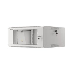 RACK CABINET 19" WALL-MOUNTED 4U 600 FAST ASSEMBLY (FLAT PACK) GREY LANBERG