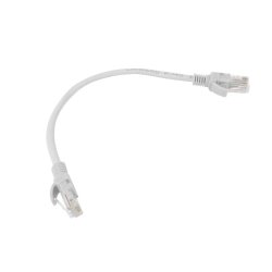 PATCHCORD CAT.6 UTP 0.25M GREY FLUKE PASSED LANBERG 10-PACK