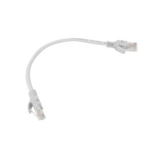 PATCHCORD CAT.6 UTP 0.25M GREY FLUKE PASSED LANBERG 10-PACK