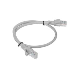 PATCHCORD CAT.6 UTP 0.5M GREY FLUKE PASSED LANBERG 10-PACK