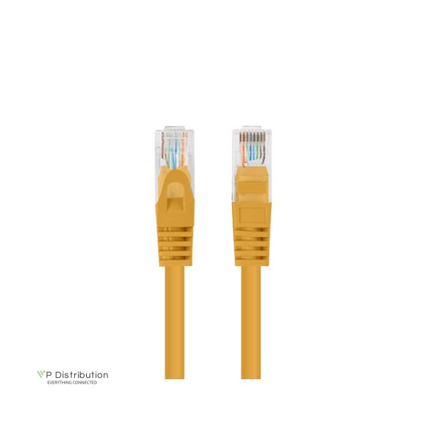 PATCHCORD CAT.5E UTP 0.25M ORANGE FLUKE PASSED LANBERG