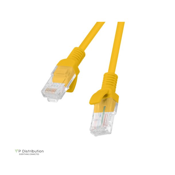 PATCHCORD CAT.6 UTP 1M ORANGE FLUKE PASSED LANBERG