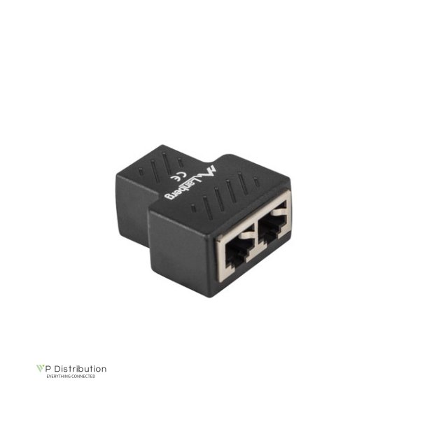 RJ45 INLINE COUPLER RJ45->2XRJ45 SHIELDED LANBERG