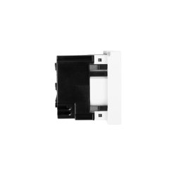 AC WALL SOCKET 230V 45X45 SINGLE SCHUKO TOOL-LESS WHITE LANBERG