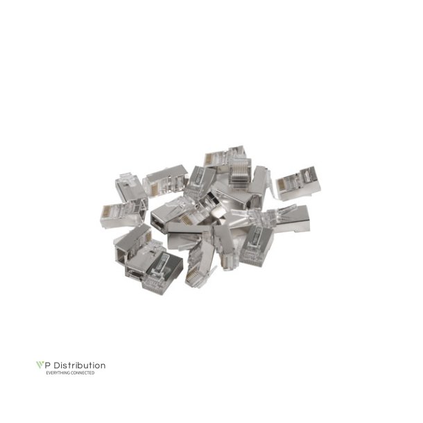 RJ45 FTP CAT5E PLUG 8P8C (20PCS) PASS THROUGH TYPE LANBERG