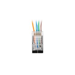 RJ45 CAT.6 FTP PLUG 8P8C PASS THROUGH TYPE (100PCS) LANBERG