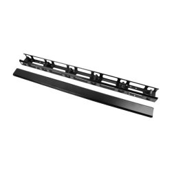 VERTICAL CABLE MANAGEMENT PANEL 27U FOR 19" FREE-STANDING CABINETS 2PCS BLACK LANBERG