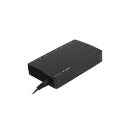 SWITCH LANBERG DSP2-1008-12V 8X 1GB/S UNMANAGED GIGABIT ETHERNET DESKTOP 12V