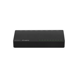 SWITCH LANBERG DSP2-1008-12V 8X 1GB/S UNMANAGED GIGABIT ETHERNET DESKTOP 12V