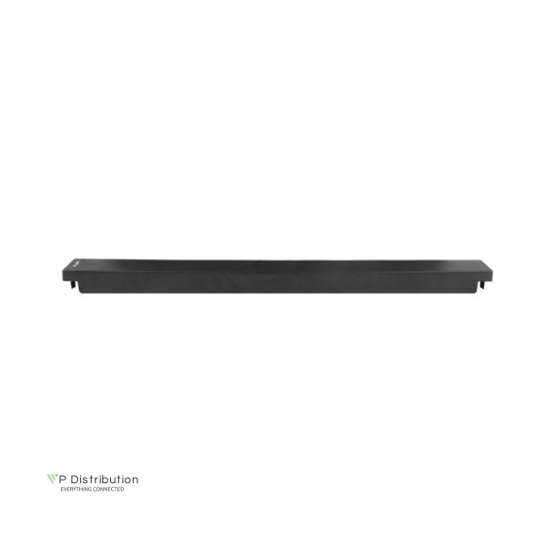 19" PLASTIC FAST ASSEMBLY FIRE RETARDANT BLANKING PANEL 1U BLACK LANBERG