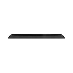 19" PLASTIC FAST ASSEMBLY FIRE RETARDANT BLANKING PANEL 1U BLACK LANBERG