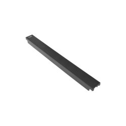 19" PLASTIC FAST ASSEMBLY FIRE RETARDANT BLANKING PANEL 1U BLACK LANBERG