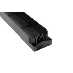 19" PLASTIC FAST ASSEMBLY FIRE RETARDANT BLANKING PANEL 1U BLACK LANBERG