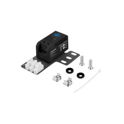 CLOSED-LOOP THERMOSTAT 10A FOR RACK CABINETS WITH 19" EAR AND TERMINAL BLOCK BLACK LANBERG