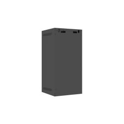 RACK CABINET 10" WALL-MOUNT 12U/280X310 (FLAT PACK) WITH GLASS DOOR BLACK LANBERG
