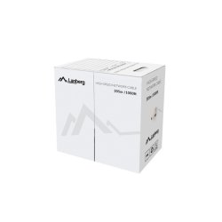 LAN CABLE CAT.5E UTP 305M SOLID CU GREY FLUKE PASSED LANBERG