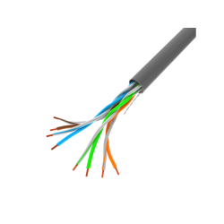 LAN CABLE CAT.5E UTP 305M SOLID CU GREY FLUKE PASSED LANBERG