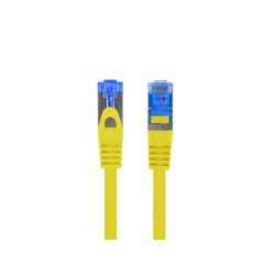 PATCHCORD CAT.6A S/FTP LSZH CCA 0.5M YELLOW FLUKE PASSED LANBERG