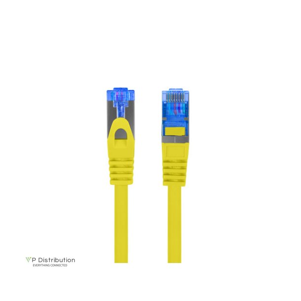 PATCHCORD CAT.6A S/FTP LSZH CCA 1.5M YELLOW FLUKE PASSED LANBERG