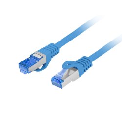 PATCHCORD CAT.6A S/FTP LSZH CCA 2M BLUE FLUKE PASSED LANBERG