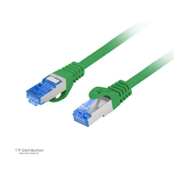 PATCHCORD CAT.6A S/FTP LSZH CCA 15M GREEN FLUKE PASSED LANBERG