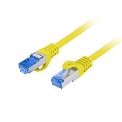 PATCHCORD CAT.6A S/FTP LSZH CCA 20M YELLOW FLUKE PASSED LANBERG