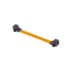 RJ45 INLINE COUPLER SLIM WINDOW CABLE 17CM LANBERG