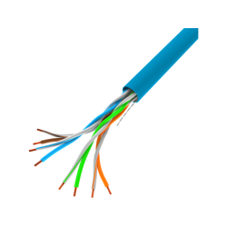 LAN CABLE CAT.5E UTP 305M SOLID CU BLUE FLUKE LANBERG