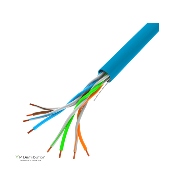 LAN CABLE UTP 305M SOLID CCA BLUE LANBERG