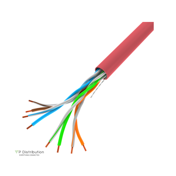 LAN CABLE UTP 305M SOLID CCA RED LANBERG