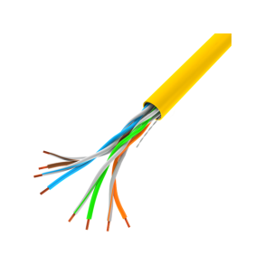 LAN CABLE UTP 305M SOLID CCA YELLOW LANBERG