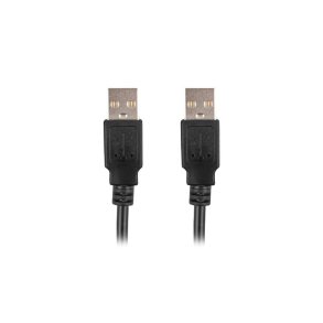 USB-A M/M 2.0 CABLE 1.8M BLACK LANBERG