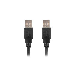 USB-A M/M 2.0 CABLE 0.5M BLACK LANBERG