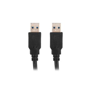 USB-A M/M 3.0 CABLE 1.8M BLACK LANBERG