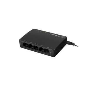 SWITCH LANBERG DSP3-1005-60W 5X 1GB POE+ (4 PORT POE 30W/PORT MAX 60W) UNMANAGED DESKTOP