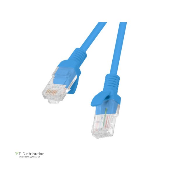 PATCHCORD CAT.5E UTP 30M BLUE FLUKE PASSED LANBERG
