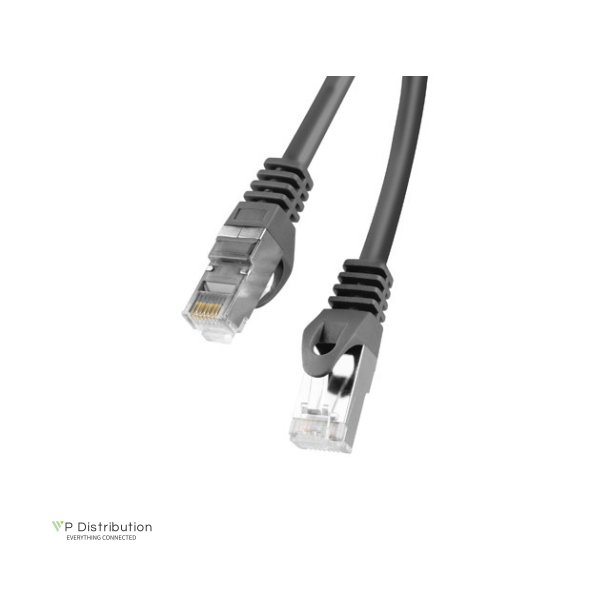 PATCHCORD CAT.6 FTP 30M BLACK FLUKE PASSED LANBERG