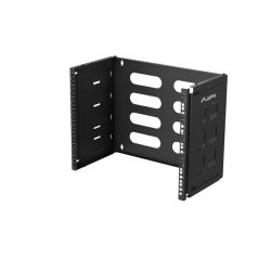 FOLDING BRACKET WALL-MOUNT 19" 8U 497X400/240 BLACK LANBERG