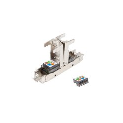 2X RJ45 CAT6A FTP PLUG 8P8C TOOL-LESS ADAPTER LANBERG