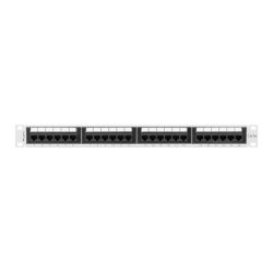 PATCH PANEL 24 PORT 1U 19" CAT.6A UTP GREY LANBERG