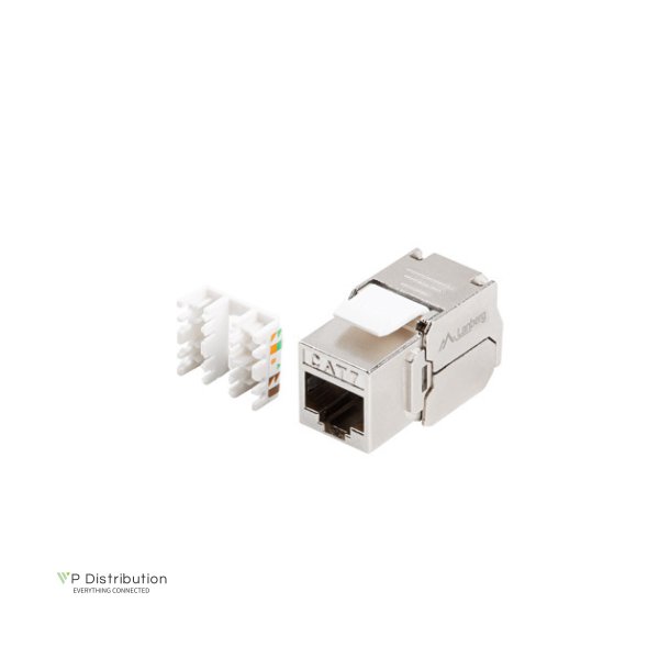 KEYSTONE MODULE TOOLLESS RJ45 CAT.7 FTP 180&Acirc;&deg; LANBERG
