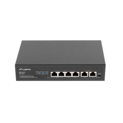 SWITCH LANBERG 4X 100MB POE+/2X 100MB UNMANAGED RACK 10"/19" FAST ETHERNET 60W