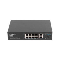 SWITCH LANBERG 8X 100MB POE+/2X 1GB UNMANAGED RACK 10"/19" GIGABIT ETHERNET 120W
