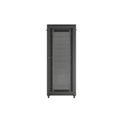 RACK CABINET 19" FREE-STANDING 42U/800X1000 (FLAT PACK) WITH MESH DOOR BLACK LANBERG