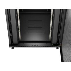 RACK CABINET 19" FREE-STANDING 42U/800X1000 (FLAT PACK) WITH MESH DOOR BLACK LANBERG