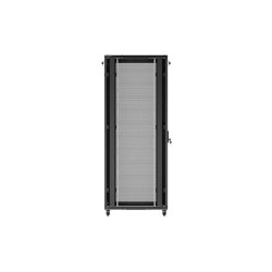 RACK CABINET 19" FREE-STANDING 42U/800X1000 (FLAT PACK) WITH MESH DOOR BLACK LANBERG