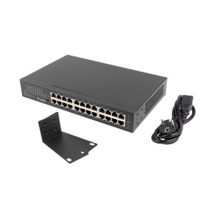 SWITCH LANBERG RSGE-24 24X 1GB UNMANAGED GIGABIT ETHERNET RACK 19