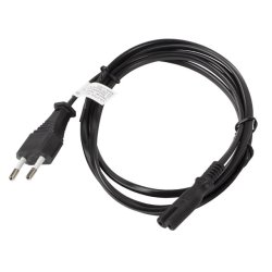 CEE 7/16->IEC 320 C7 EURO (RADIO) POWER CORD 3M BLACK LANBERG